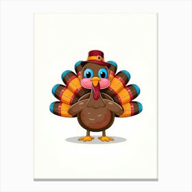 Thanksgiving Turkey 4 Canvas Print