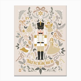 Nutcracker Beige Canvas Print