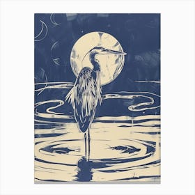 Blue Heron 14 Canvas Print