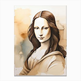 Mona Lisa 6 Canvas Print