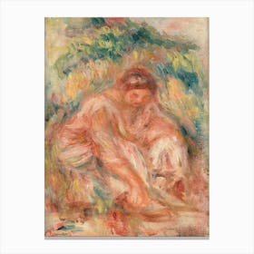 Sketch Of A Woman (1916), Pierre Auguste Renoir Canvas Print