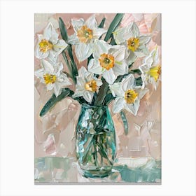 A World Of Flowers Daffodil 4 Painting Canvas Print