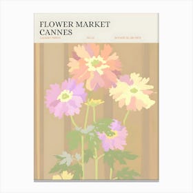 Flower Market Cannes Canvas Print