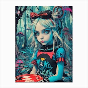 Dreamshaper V7 High Quality Details Alice From Alice In Wonder 1 Canvas Print