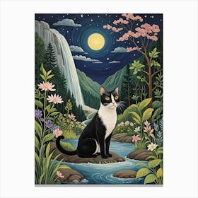 Cat's Nightly Adventures Canvas Print