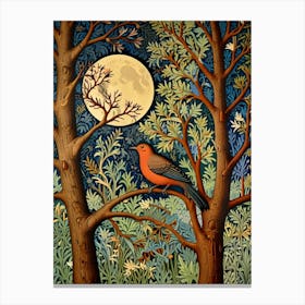 William Morris Bird In The Forest 1 Canvas Print