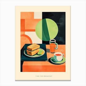 Time For Breakfast Poster Canvas Print