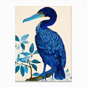 Blue Cormorant 1 Canvas Print