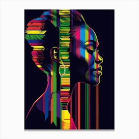 Portrait Of African Woman 26 Canvas Print