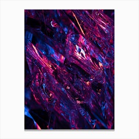 Abstract Purple Glass Canvas Print