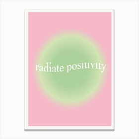 Radiant Positivity Canvas Print