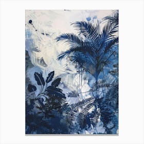 'Blue Jungle' Canvas Print