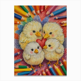 Little Chicks Canvas Print