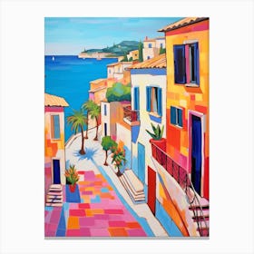 Palma De Mallorca 5 Fauvist Painting Canvas Print