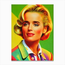 Téa Leoni Colourful Pop Movies Art Movies Canvas Print