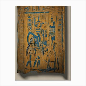 Egyptian Relief Canvas Print