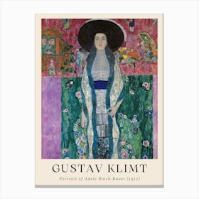 Gustav Klimt Portraits Of Adolf Bloch Canvas Print