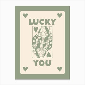 Lucky You 9 Canvas Print