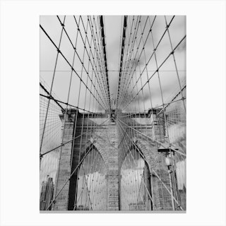 Brooklyn Bridge Geometry Canvas Print
