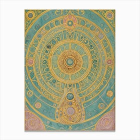 Wheel Of Fortune Tarot Card no1 Stampe su tela