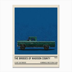 The Bridges Of Madison County Movie Car Canvas Print