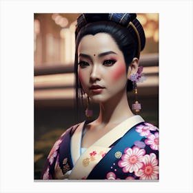 Asian Woman 2 Canvas Print