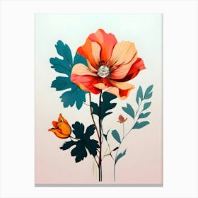 Surreal Bloom: A Glimpse into a Dreamlike Botanical World Canvas Print