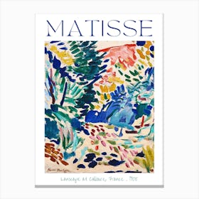 Landscape at Collioure, France by Henri Matisse 1905 HD Remastered Perfect Poster Print for Feature Wall Mid Century Artist Painting Canvas Print