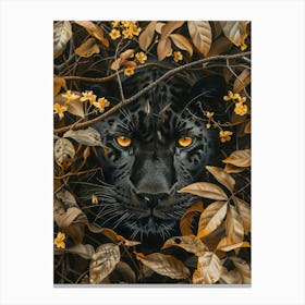 Black Jaguar 3 Canvas Print