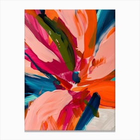 Abstract Flower Painting 19 Canvas Print