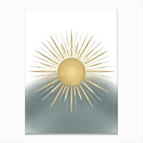 Golden Sun Canvas Print