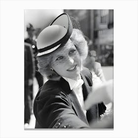 Hrh Princess Diana, The Princess Of Wales Canvas Print