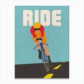 Ride Art Print Canvas Print