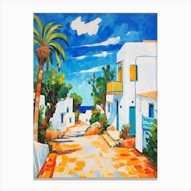 Djerba Tunisia 2 Fauvist Painting Canvas Print