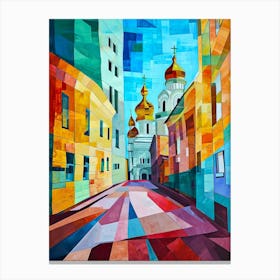 Street Of St Petersburg Canvas Print