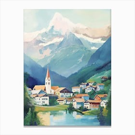 Grindelwald Switzerland Village Canvas Print