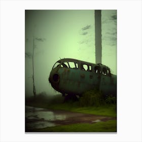 Abandoned Plane 9 Canvas Print