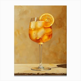 Aperol Spritz Art Print 81 Canvas Print