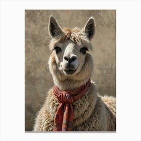 Llama 25 Canvas Print