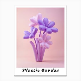 Dreamy Inflatable Flowers Poster Lilac 2 Canvas Print