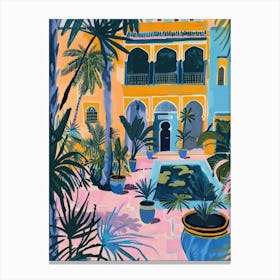 Garden In Morocco 1 Canvas Print