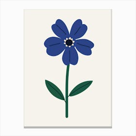 Blue Flower 10 Canvas Print