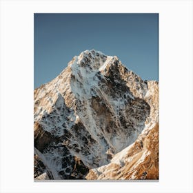 Nepal Morning light in the Himalaya mountains Canvas Print