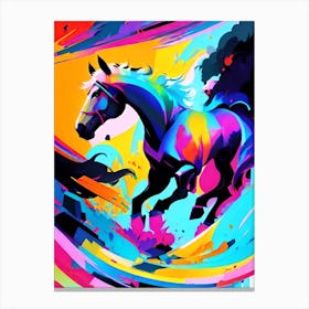 Colorful Horse 1 Canvas Print