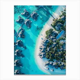 Aerial View Of A Resort Canvas Print