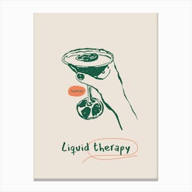 Liquid Therapy Canvas Print