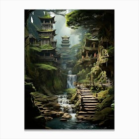 Asian Village Canvas Print