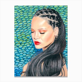 Rihanna Canvas Print