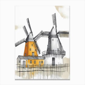 Windmills Canvas Print Canvas Print