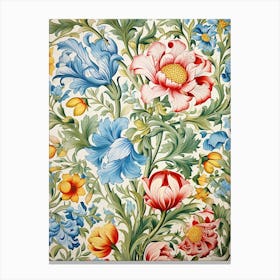 Floral Wallpaper 113 Canvas Print